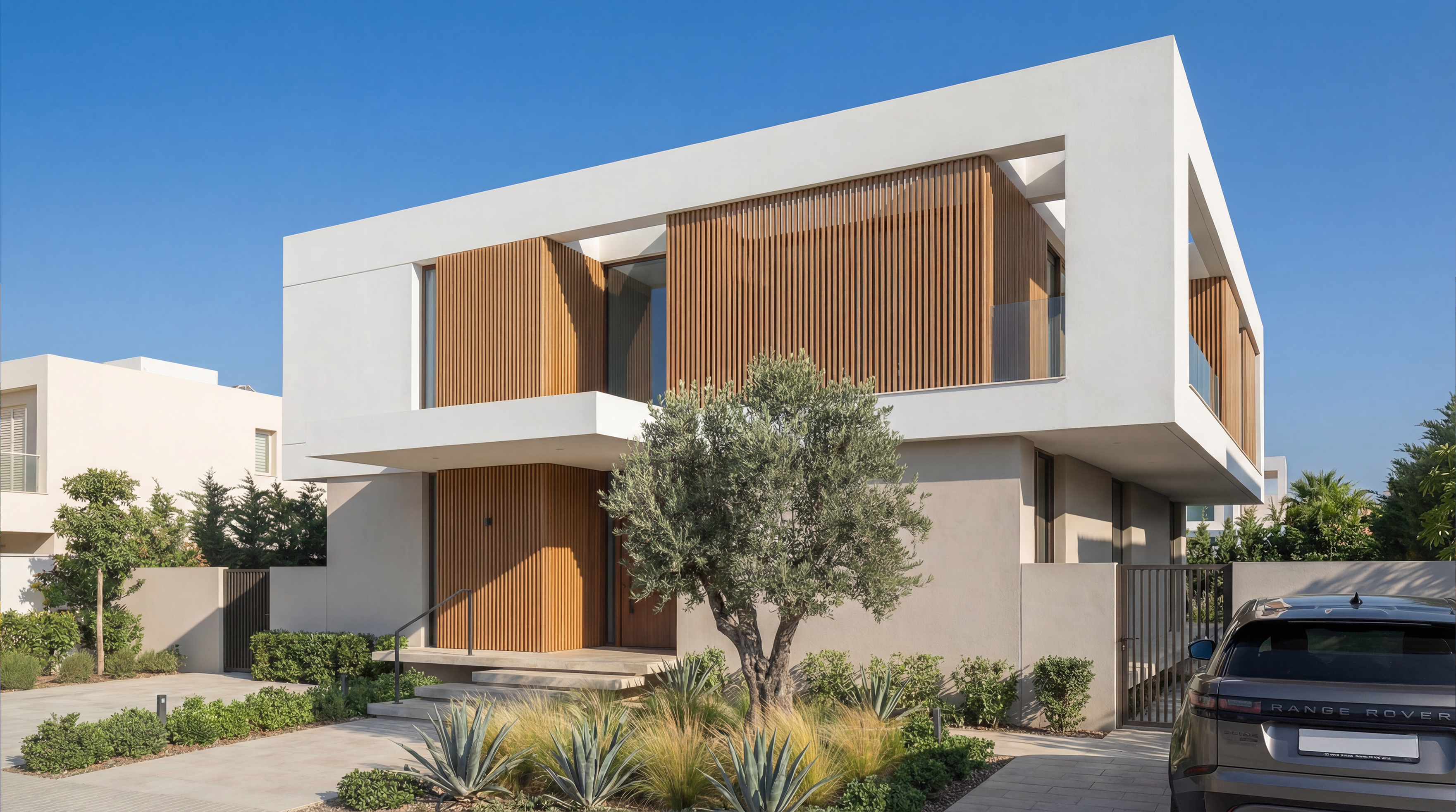 Aura Aegean Villa — Front Angular